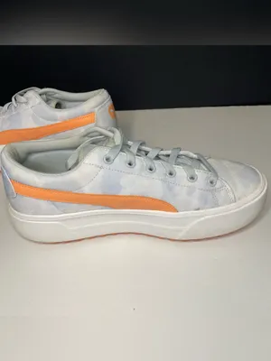 PUMA Kaia Platform Hazy Summer Women's Sneakers Tie-Dye Peach Blue White Size 10 thumbnail 6