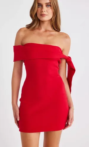 Revolve SNDYS JAYMES RED MINI DRESS thumbnail 1