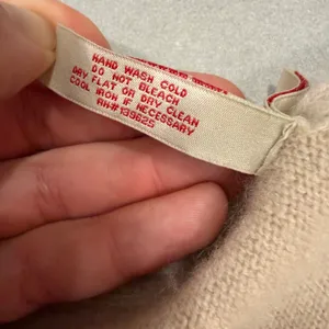 Red Envelope 100% Cashmere Scarf Small Tan thumbnail 3
