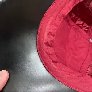 Disney‎ Parks Original Red Quilted Hat Black Mickey Rose Ears Beauty & the Beast thumbnail 7