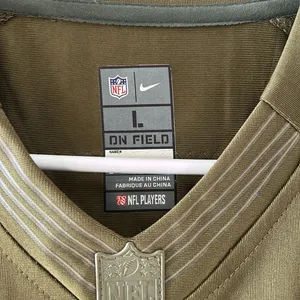 Eagles football Salute to Service special edition green Wentz #11 NFL jersey thumbnail 3