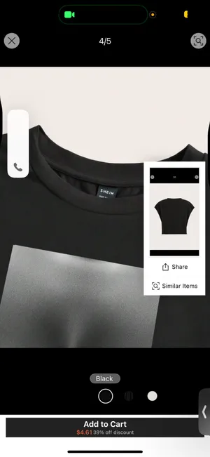 Black Graphic Tee thumbnail 4