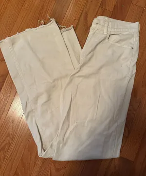 SheIn Women’s Cream Straight-Leg Pants thumbnail 1