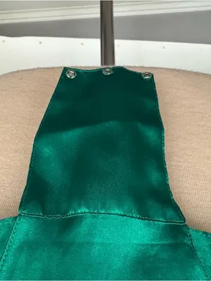 Victoria’s Secret vintage gold label Emerald Lace-Trim Satin Bodysuit medium thumbnail 5