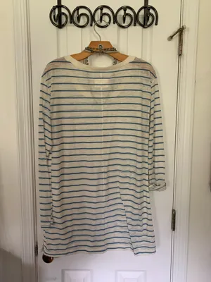 Retro Rag&Bone Faded Burnout Sheer Slub Tee Shirt thumbnail 8
