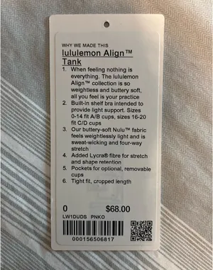 Lululemon Tank Align Pink thumbnail 3