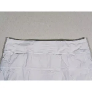 Lululemon Pace Rival Mid Rise Skort Size 10 Long White Tennis Running Pockets thumbnail 6