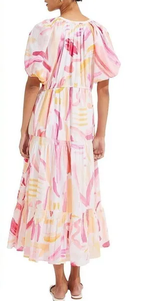 Anthropologie Steele Nakana Dress In Carnival Print thumbnail 4