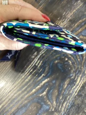 Vera Bradley Quilted Wallet in Ink Blue Medallion Print thumbnail 9