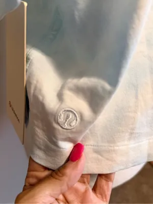 NWT Lululemon Organic cotton relaxed short sleeve tee shirt size large thumbnail 4