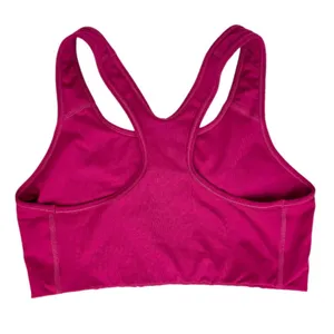 Nike Dri Fit Sports Bra Magenta Pink Sz Large Nike Swoosh Activewear thumbnail 2
