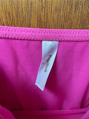 Popilush Shapewear Sculpting Satin Bustier Mini Dress Pink Medium NEW NWT thumbnail 8
