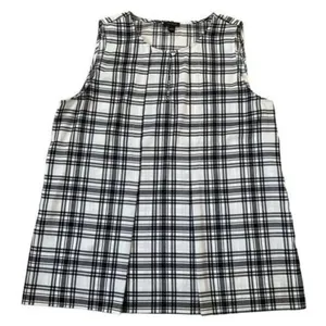 Ann Taylor size medium Checkered plaid Sleeveless Blouse thumbnail 3