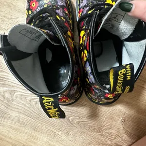 Dr Martens | 1460 Pascal Floral Black Leather Vintage Garden Combat Boots, EU 36 thumbnail 10