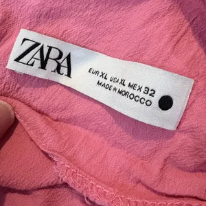 Zara Pink Square Neck Midi Dress Ruched Twisted Straps‎ XL thumbnail 4