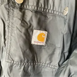 Carhartt Fleece Lined Hooded Full Zip Nylon Coat Black Size XL thumbnail 2