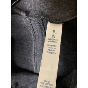 Lululemon Grey Cowl Neck Sweatshirt women's size 8 thumbnail 3