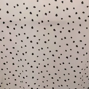 LUSH Abstract Polka Dot Tie Sleeve Sheer V-Neck Blouse thumbnail 6