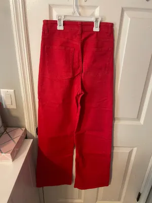 H&M Red Jeans thumbnail 2