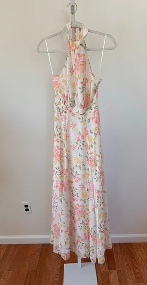 NEW NWT Yumi Kim High Demand Maxi Dress in Perfect Petal Floral Ivory XXS thumbnail 6