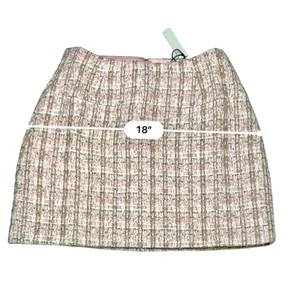 Rumored + Revolve‎ Coco Mini Skirt SMALL Tweed Pink Cottagecore Coquette thumbnail 5