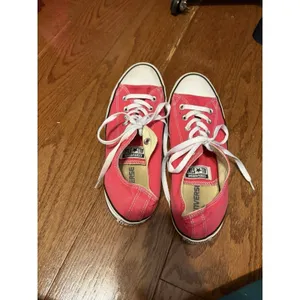 Converse Chuck Taylor All Star Low‎ Top Pink Canvas Sneakers Women US 8 thumbnail 3