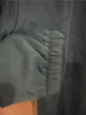Nike Black Jogger Sweatpants with White Swoosh thumbnail 4