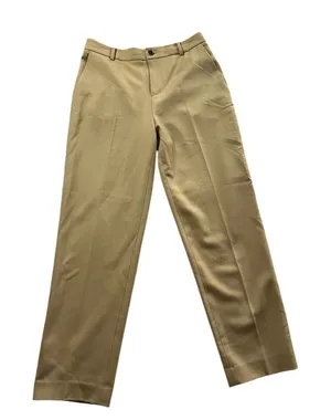 Club Monaco PANTS SIZE 2 Wool Blend High Waist Ankle Tan PREPPY CAREER NEUTRAL thumbnail 1
