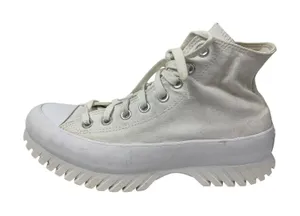Converse Chuck Taylor All Star Lugged White Round Toe High Top Sneaker Shoes 9.5 thumbnail 1