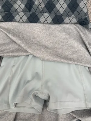 BEYOND YOGA Softmark Movement Dress Grey Argyle Plaid Size XS thumbnail 5