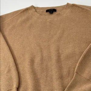 J. Crew Tan Ribbed Knit Sweater thumbnail 6