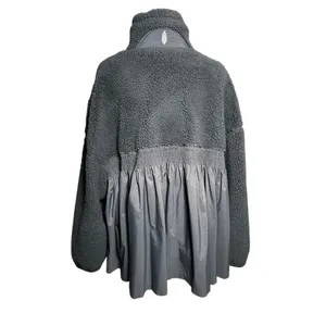 FREE PEOPLE Movement Ain’t She Lovely Mixed Media Fleece Jacket thumbnail 8