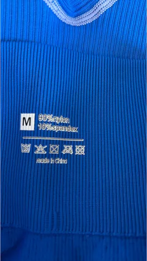 Biker Shorts Blue Size M thumbnail 2