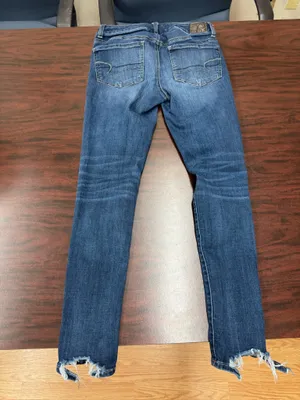 American Eagle Super Super Stretch AEO Denim X Cafè Jegging Jeans Size 6 thumbnail 3