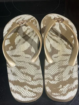 Michael Kors Logo Print Flip Flop Sandals Preloved Womens Size 5/6 thumbnail 3