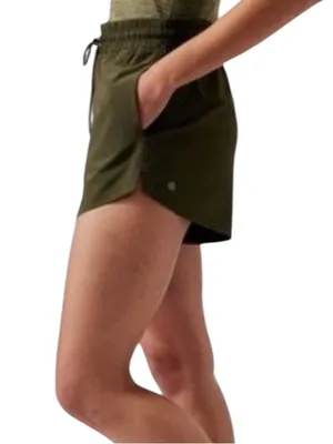 Athleta Crossroads Running Short in Olive Green Size S thumbnail 3