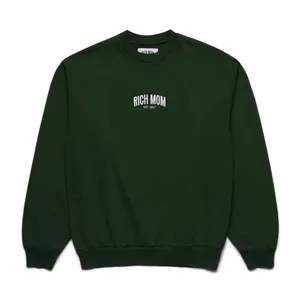 Rich Mom Gear Crewneck Sweatshirt in Money Green Size‎ Large thumbnail 1