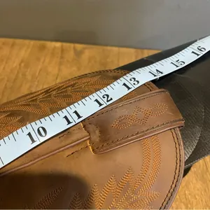 Justin Boots Women’s western cowboy size 6.5B riding boots brown leather thumbnail 7
