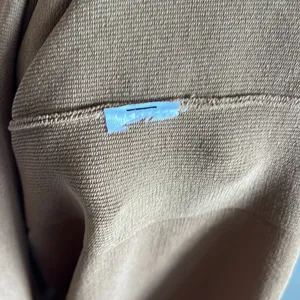 Zara Brown Neutral Light Semi Sheer Boat Neck Dress Small thumbnail 7
