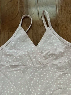 Brandy Melville pastel pink floral amara dress thumbnail 3