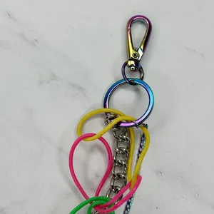 Rainbow Multi Strand Chain Pants Chain Wallet Chain 19" Chunky ✨ thumbnail 6