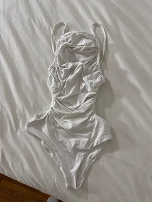 WeWoreWhat white one piece swimsuit  thumbnail 4