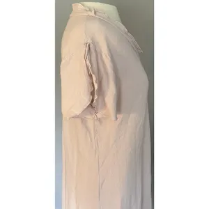 Oh My Gauze Dress‎ Women’s Sz 1 (S-M) Light Pink Flowy Short Sleeve Slit Sleeve thumbnail 3