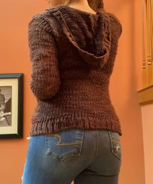 Unionbay Y2K Brown Crochet Sweater thumbnail 3