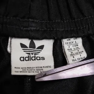 Adidas Kids Black Adicolor‎ Track Pants Shattered Trefoil Tapered Joggers 13-14Y thumbnail 4
