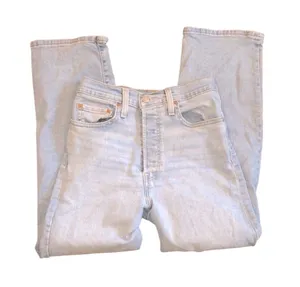 Levi’s rib cage straight ankle jeans size 27 thumbnail 1