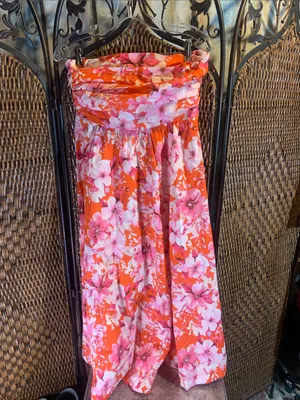 Vici Floral Sleeveless Dress Size L thumbnail 3