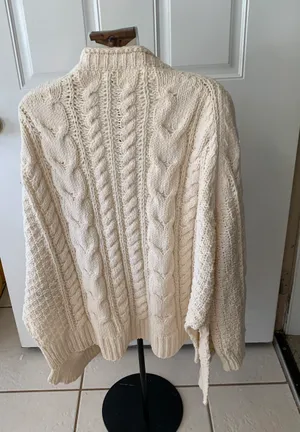 Med  Cream Cardigan thumbnail 2