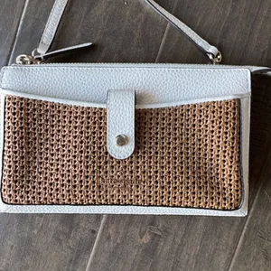 Kate Spade White and Brown Crossbody Bag thumbnail 1