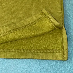 UNBRANDED mock neck chartreuse long sleeve half button sweatshirt NEW size XL thumbnail 4